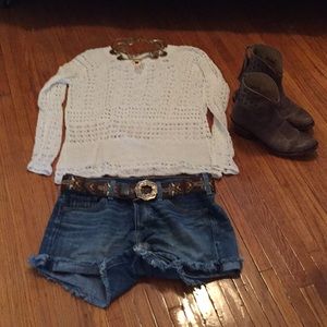 Lucky brand crochet top